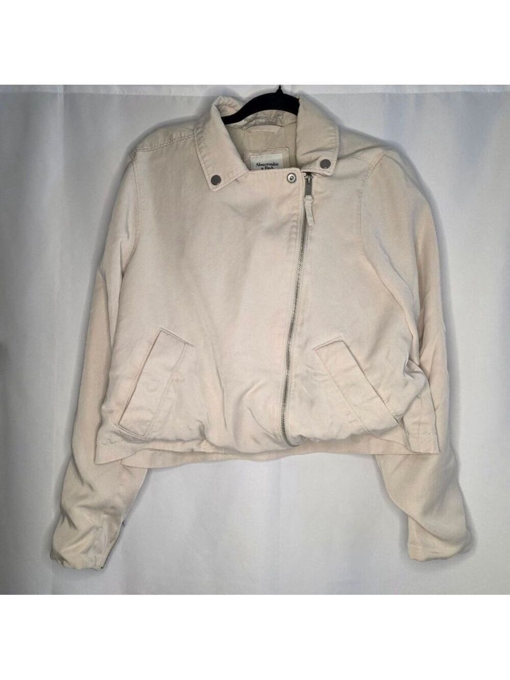 Abercrombie & Fitch Beige Cropped Jacket XL
